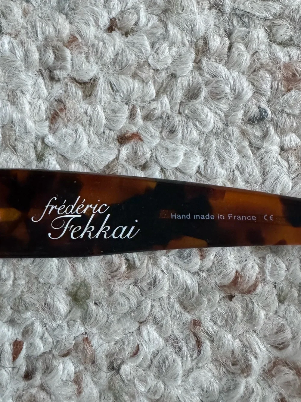 Vintage Frederic Fekkai Tortoiseshell Rectangle Sunglasses